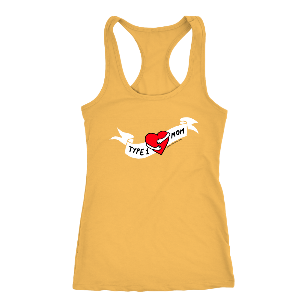 Diabetes Type 1 Mom racerback tank