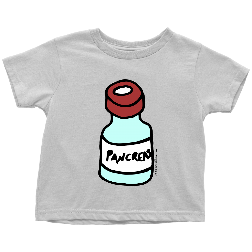 Diabetes Pancreas as Vial Infant Toddler Shirt