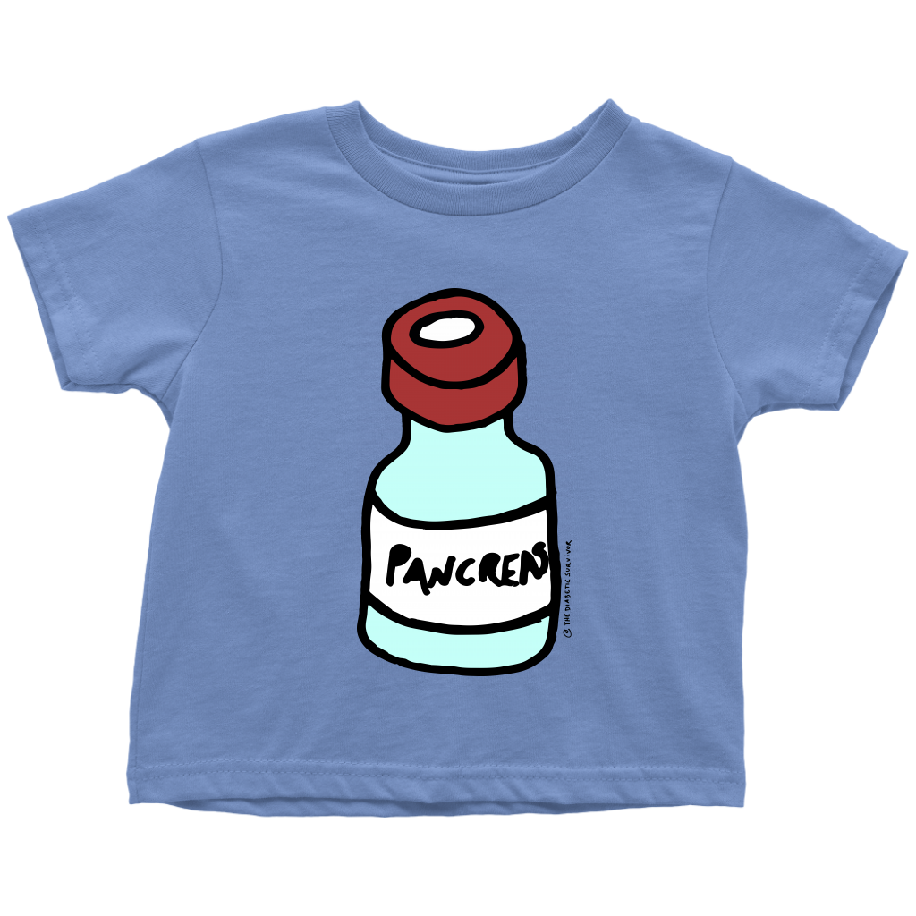 Diabetes Pancreas as Vial Infant Toddler Shirt